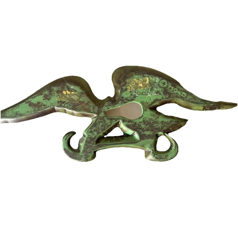 Vintage‎ 1970 Holland Mold Bald Eagle Figurine Ceramic Wall Decor USA Decoration